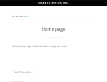 Tablet Screenshot of ideastoaction.com
